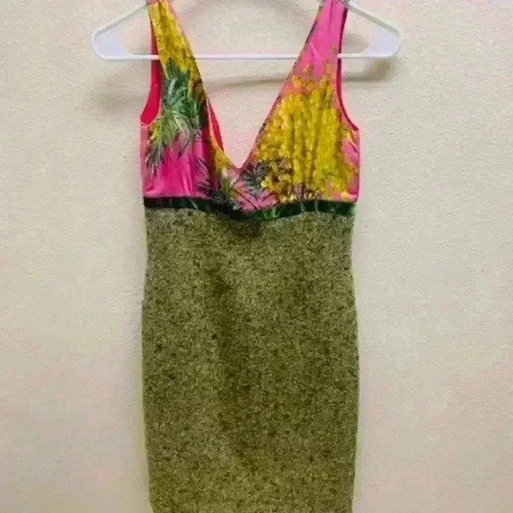 J.crew Olive Brown jacket and dress set wool and silk - Picture 3 of 14